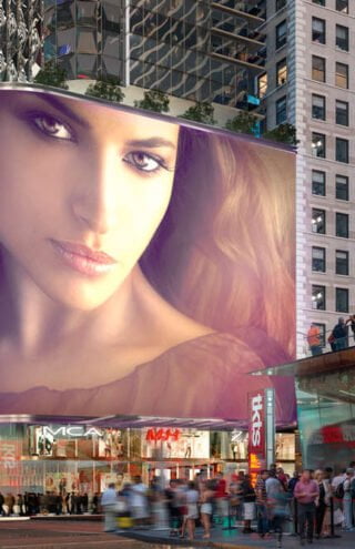 Το νέο υπερθέαμα της Times Square: 46 ιστορίες &#8220;μαξιμαλιστικού&#8217; εμπορίου