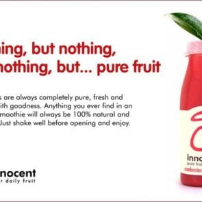 Πως η μάρκα  smoothies &#8220;Innocent&#8221; έγινε bestseller