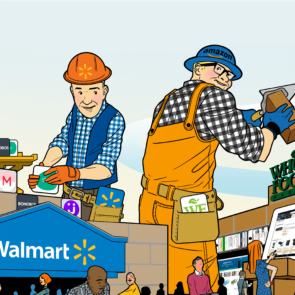 Η αγορά των super market αλλάζει και Walmart με Amazon δείχνουν τον δρόμο