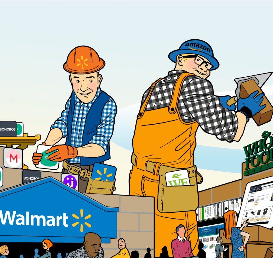 Η αγορά των super market αλλάζει και Walmart με Amazon δείχνουν τον δρόμο