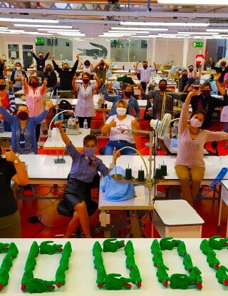 Η Lacoste παρήγαγε και δώρισε 100.000 μάσκες