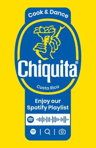 Η Chiquita επιτρέπει στους χρήστες του Spotify να ξεκλειδώνουν λίστες αναπαραγωγής