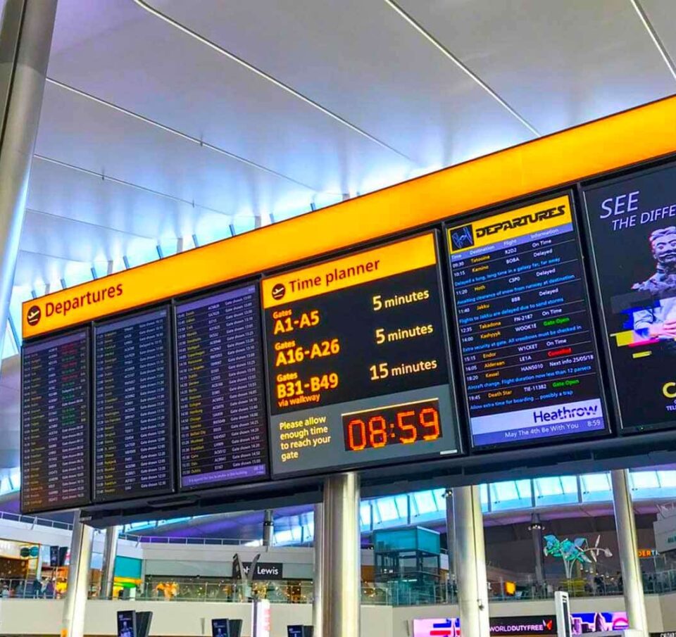 Το αεροδρόμιο Heathrow είχε μείωση 97% στην επιβατική κίνηση τον Απρίλιο