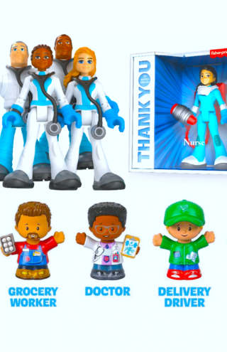 Η Mattel δημιούργησε φιγούρες από γιατρούς, εργαζόμενους , οδηγούς και δωρίζει τα έσοδα σε εργαζόμενους