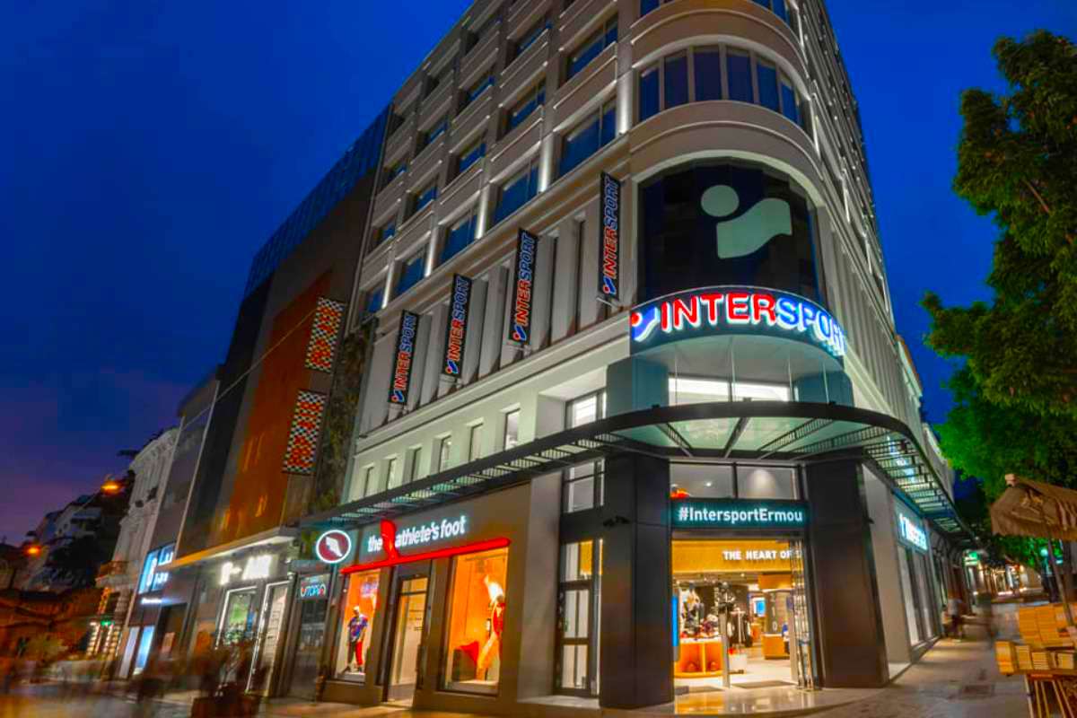 Η Intersport με το νέο της flagship κατάστημα στο κέντρο της Αθήνας