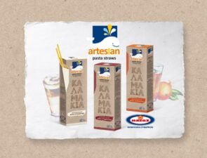 Η ΗΛΙΟΣ πρωτοπορεί με τα Artesian Pasta Straws, τα βιοδιασπώμενα καλαμάκια από ζυμαρικό