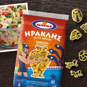 Ο μυθικός Ηρακλής και οι 12 άθλοι του «ζωντανεύουν» στα ζυμαρικά ΗΛΙΟΣ