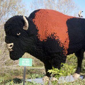 Ένας ζωολογικός κήπος με «ζώα» από LEGO