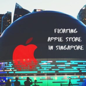 Πλωτό κατάστημα της Apple στη Σιγκαπούρη
