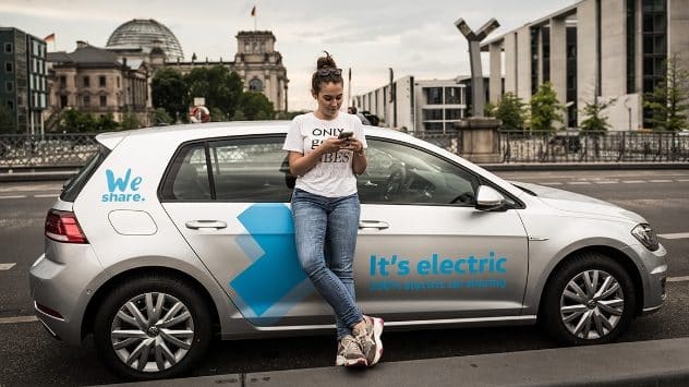 Η Volkswagen λανσάρει την κοινή χρήση ηλεκτρικών αυτοκινήτων στο Αμβούργο
