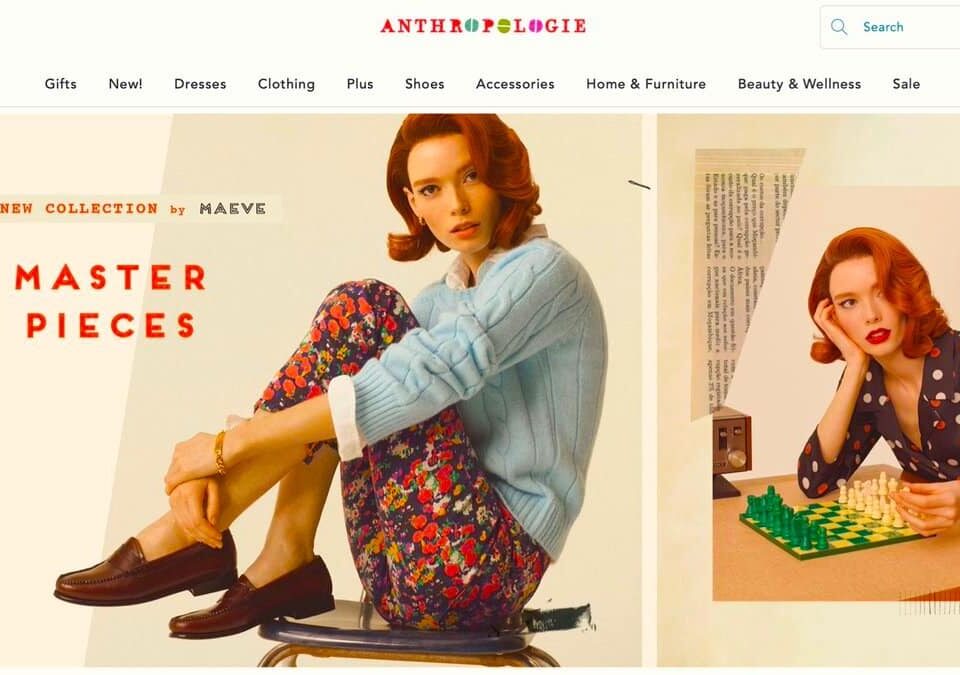 Η Anthropologie δημιούργησε τον πρώτο ψηφιακό κατάλογο της στο Pinterest 