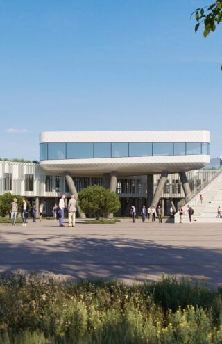 Το «Project X – Ερευνητικό, Εκπαιδευτικό, Συνεδριακό και Αθλητικό Κέντρο της ELPEN A.E. στο Επιχειρηματικό Πάρκο Σπάτων»  είναι το νέο καινοτόμο έργο της Potiropoulos+Partners