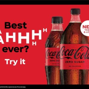 Η Coca-Cola Zero Sugar αποκτά ίδια γεύση με την κλασική χωρίς ίχνος προσθήκης ζάχαρης 