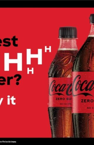 Η Coca-Cola Zero Sugar αποκτά ίδια γεύση με την κλασική χωρίς ίχνος προσθήκης ζάχαρης 