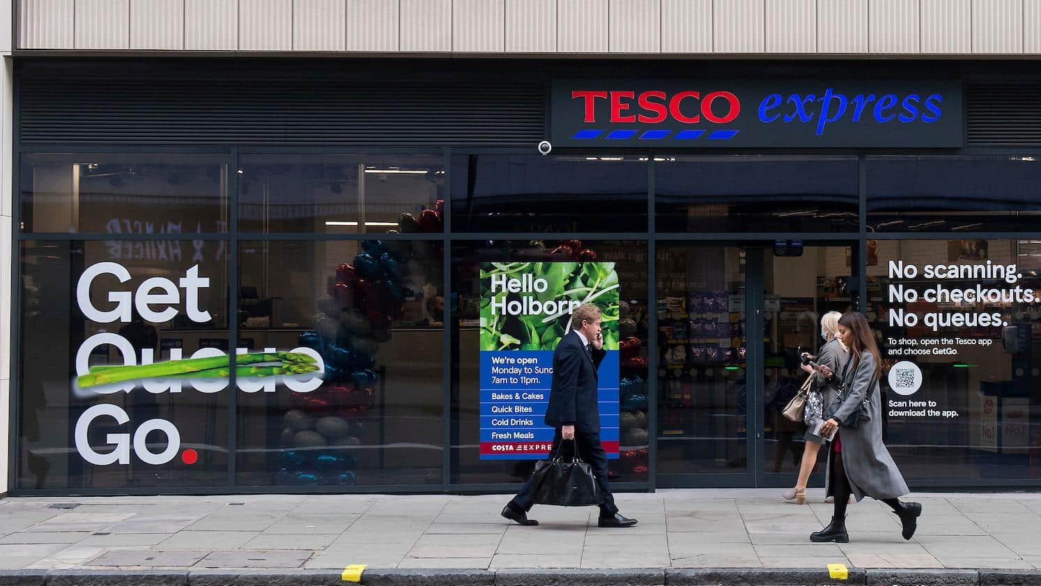 Η Tesco ανοίγει κατάστημα χωρίς πληρωμές GetGo στο Λονδίνο