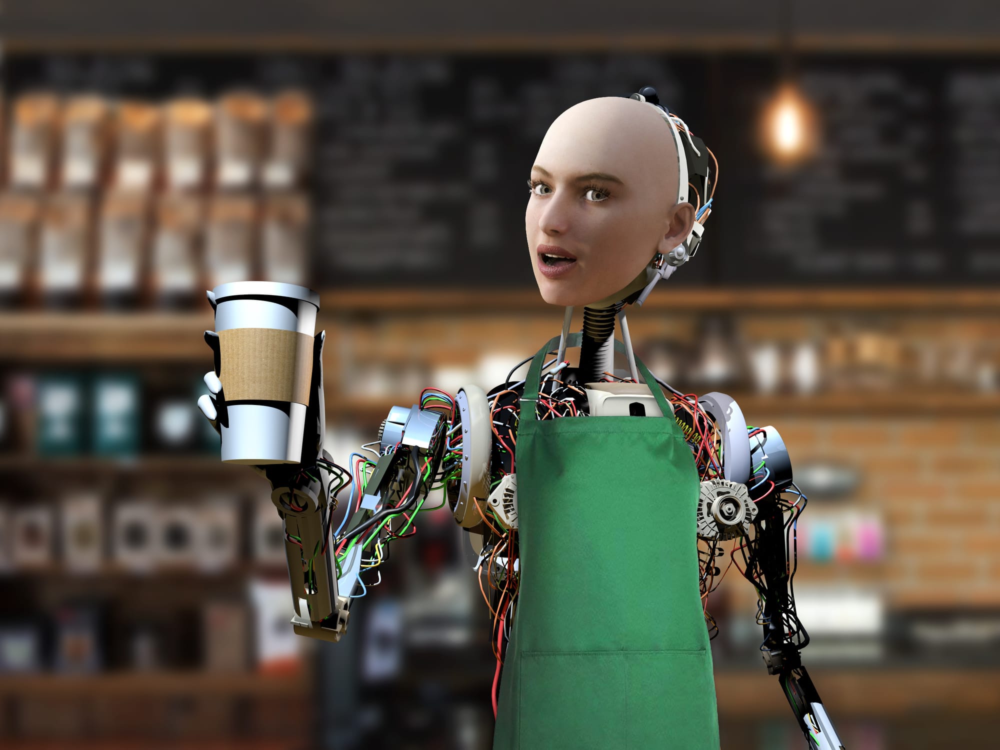Τα εστιατόρια και καφέ στρέφονται στα ρομπότ λόγω έλλειψης προσωπικού