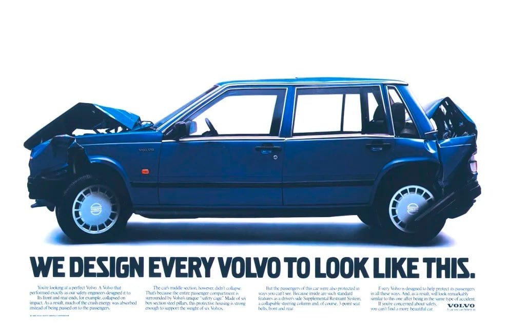 Η Volvo,  μάρκα για την ασφάλεια που παρέχει