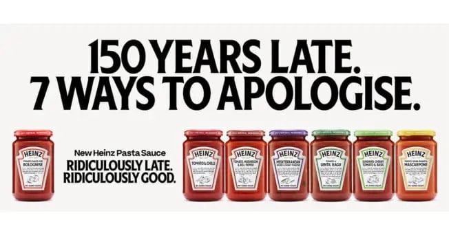 H Heinz ζητάει συγγνώμη στην καμπάνια για το νέο προϊόν της – αλλά δεν πρωτοτυπεί