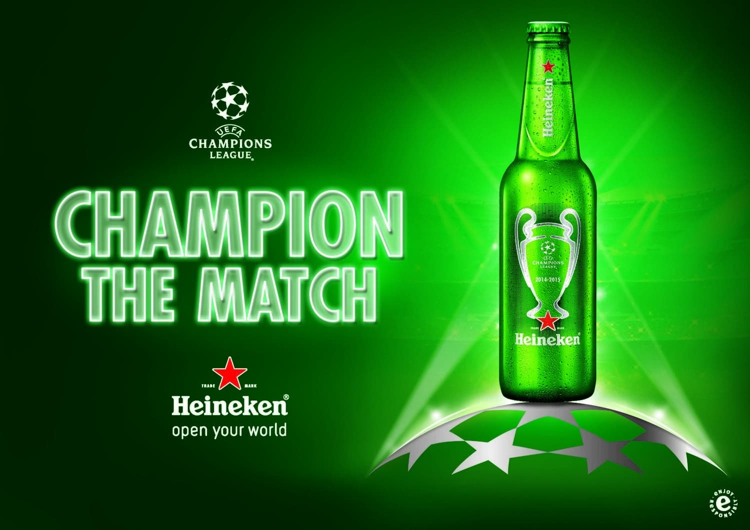 H καμπάνια της χορηγού της UEFA Heineken, για να διορθώσει τις στατιστικές στο ποδόσφαιρο