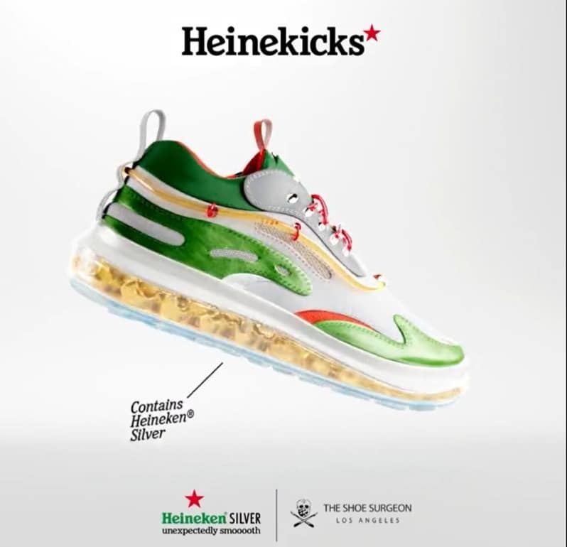 Από το Metaverse στον πραγματικό κόσμο: η Heineken λανσάρει αθλητικά παπούτσια για την προώθηση της μπίρας Silver