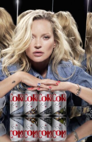 Πώς η συνεργασία της Diet Coke και Kate Moss ενισχύει την πιστότητα του κοινού της