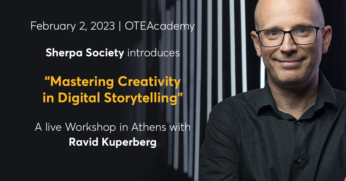 Workshop για &#8220;Creativity in Digital Storytelling&#8221; από την Sphera Society