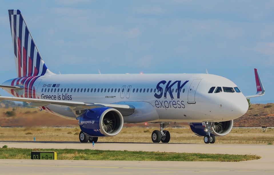Η SKY express συνδέει την Ελλάδα με ευρωπαϊκούς προορισμούς