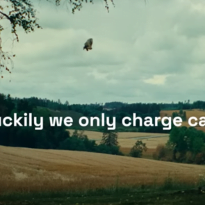 Campaign of the Day: Luckily we only charge cars