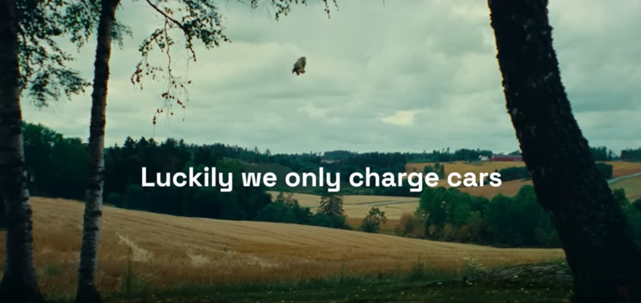 Campaign of the Day: Luckily we only charge cars