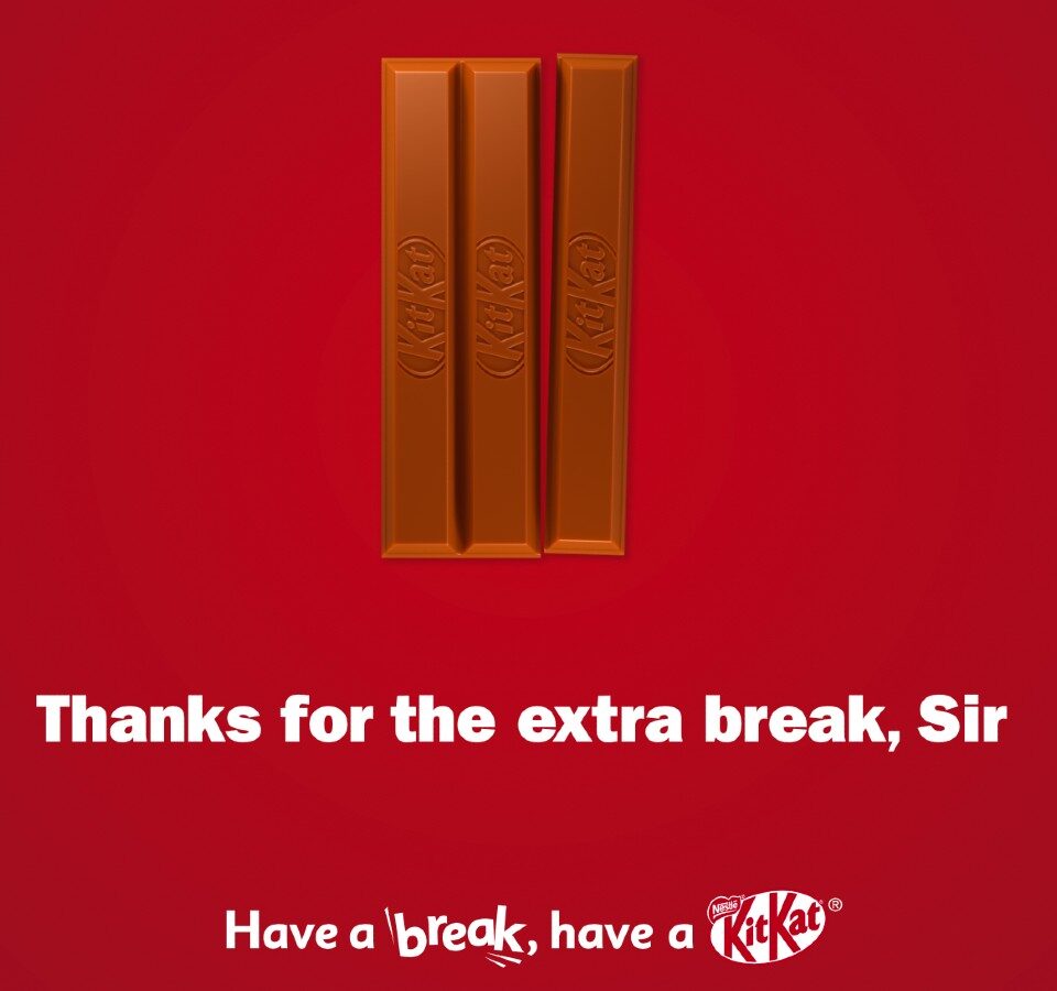 Campaign of the Day: Thanks for the extra break, Sir