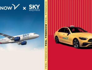 Η FREENOW συνεργάζεται με τη SKY express