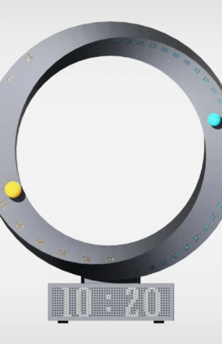 Trending Now: Floating Marble Cosmic Clocks