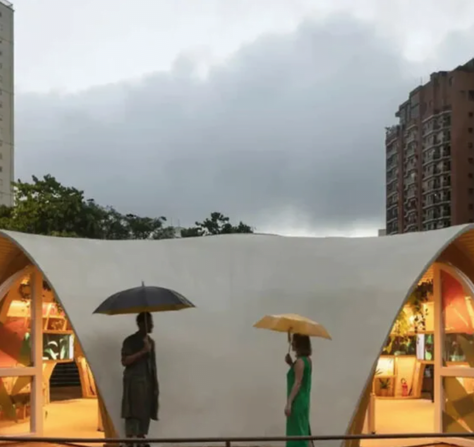Trending Now: Biodegradable 3D-Printed Pop-Up Cafes
