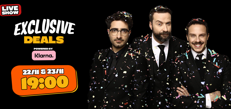 Το 1o Black Friday Show με Λ. Φισφή, Δ. Μακαλιά &#038;  Ζ. Ρούμπο έρχεται στο Public.gr!