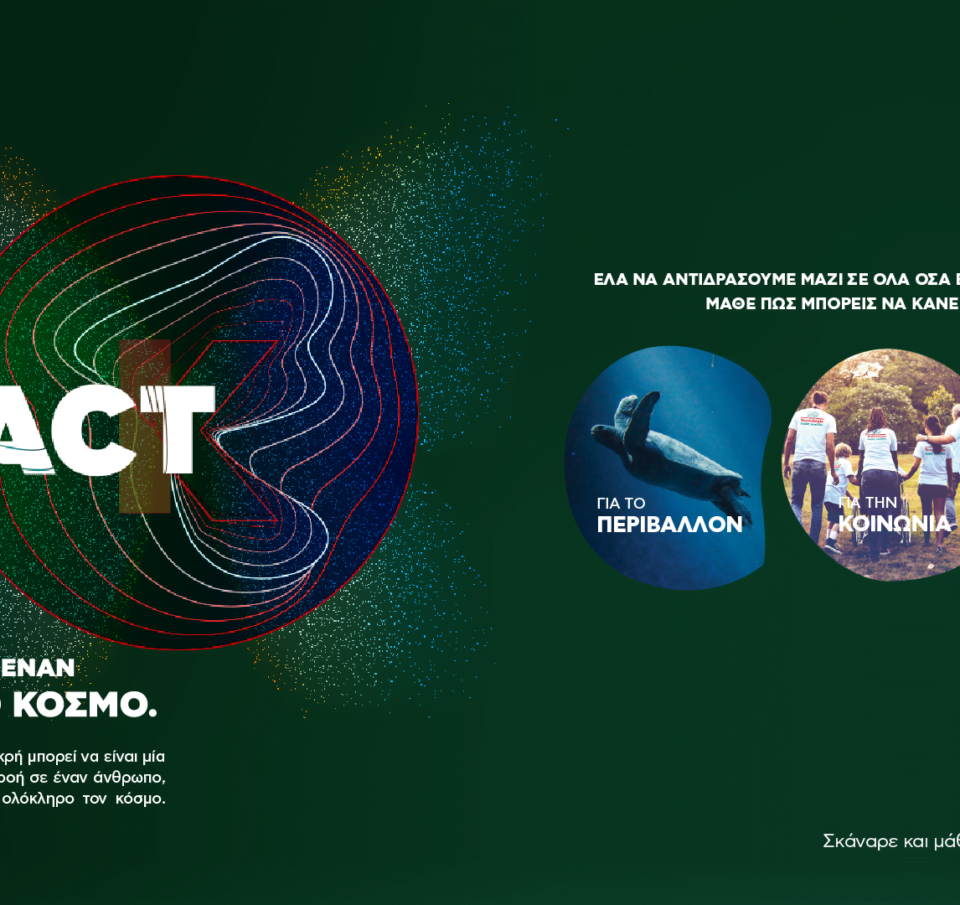 Η Κωτσόβολος μας προσκαλεί να κάνουμε «REACT», για έναν Καλύτερο Κόσμο!