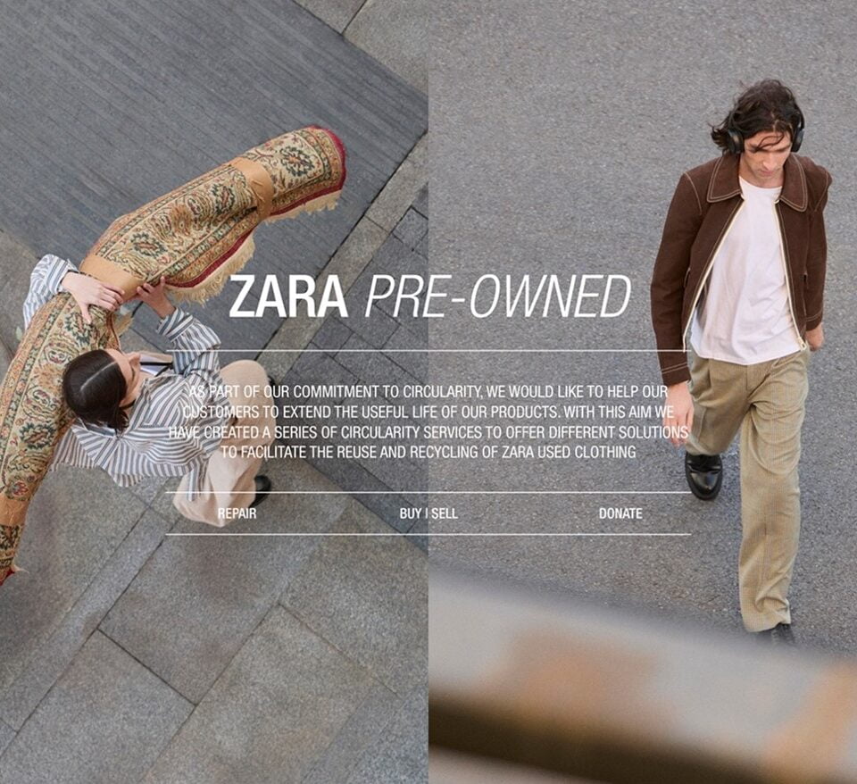 Η ZARA λανσάρει στην Ελλάδα το Pre-Owned, την καινοτόμο πλατφόρμα για να βοηθήσει τους πελάτες της να παρατείνουν τη ζωή των ενδυμάτων της