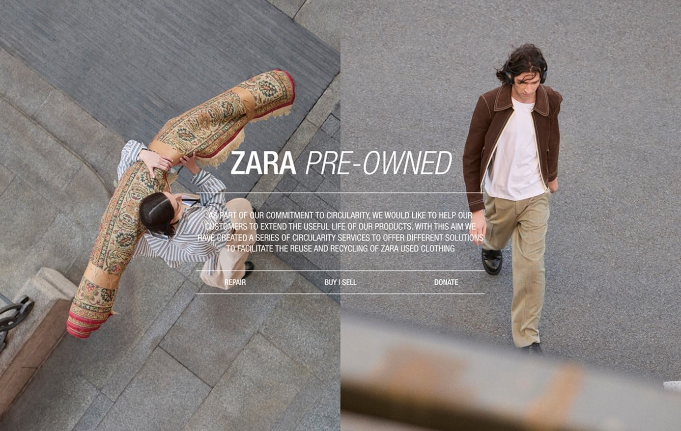 Η ZARA λανσάρει στην Ελλάδα το Pre-Owned, την καινοτόμο πλατφόρμα για να βοηθήσει τους πελάτες της να παρατείνουν τη ζωή των ενδυμάτων της