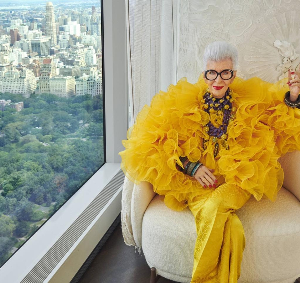 Το αυθεντικό, μοναδικό brand της Iris Apfel