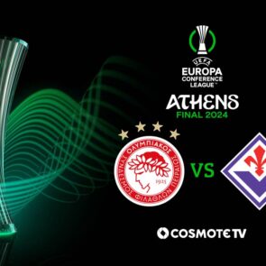 UEFA Europa Conference League: Ο ιστορικός τελικός του Ολυμπιακού κόντρα στη Φιορεντίνα έρχεται στην COSMOTE TV