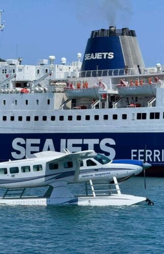 Υδροπλάνα πάνω από τις Σποράδες και τη Σκύρο για τις παρθενικές τους πτήσεις!
