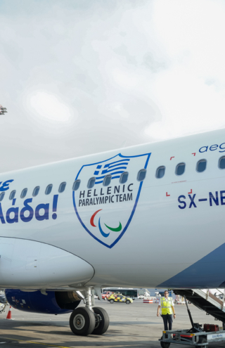 Η AEGEAN ταξιδεύει την Παραολυμπιακή αποστολή στο Παρίσι