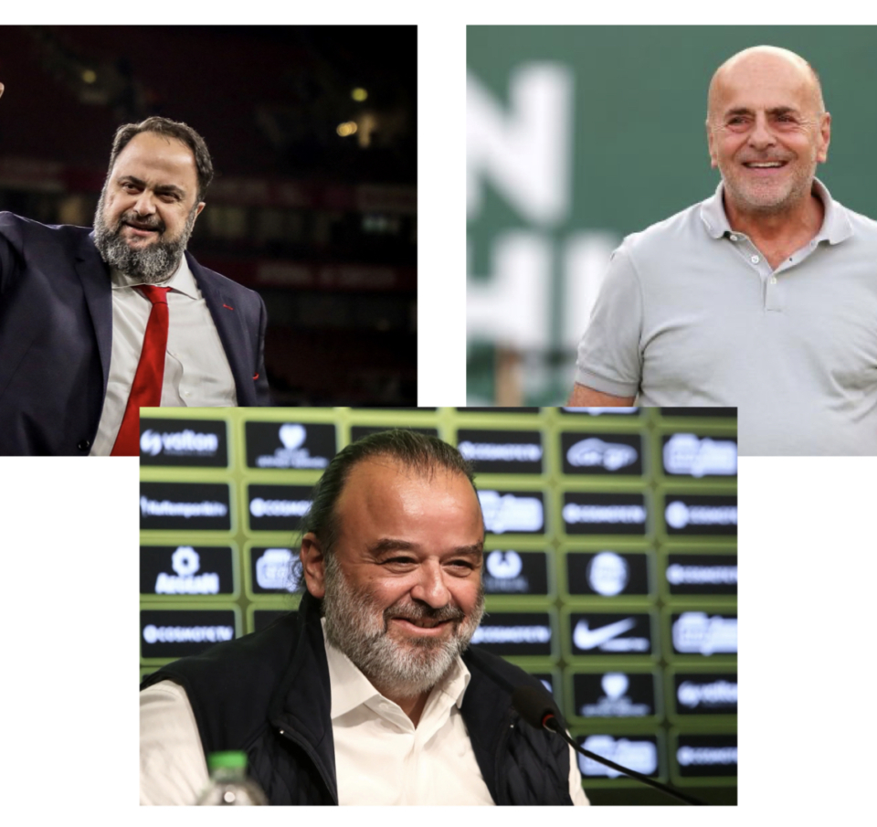 Βαγγέλης, Γιάννης και Μάριος από τη θάλασσα στο χορτάρι