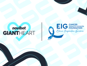 Το Giant Heart της Novibet στo πλευρό του EIG Foundation