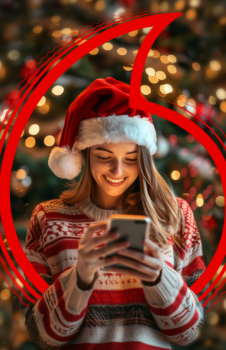 Γιορτινή προσφορά με απεριόριστα data από την Vodafone