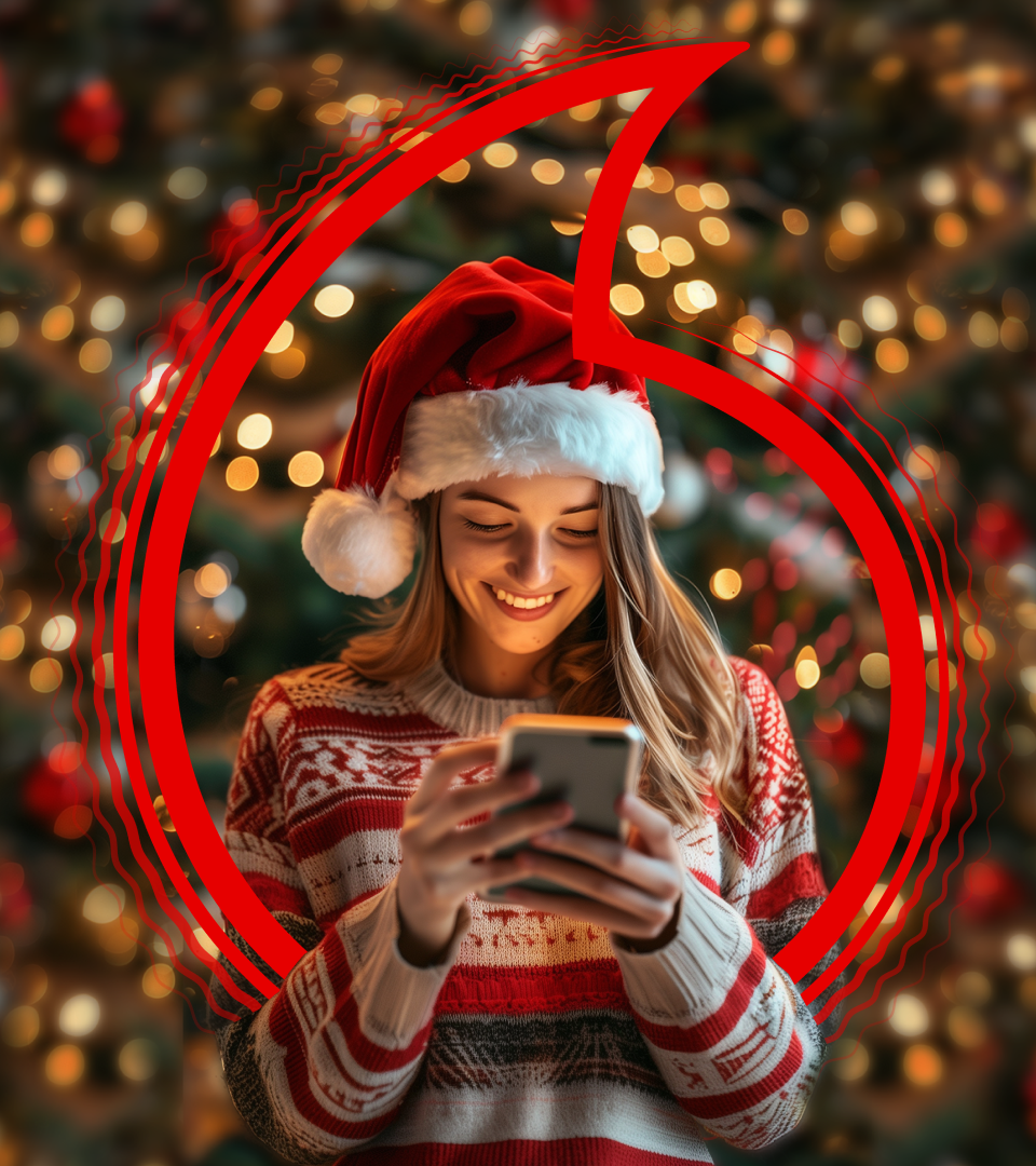 Γιορτινή προσφορά με απεριόριστα data από την Vodafone