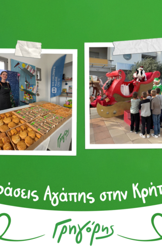 Γρηγόρης: Δράσεις Αγάπης στο Παιδικό Χωριό SOS Ηρακλείου Κρήτης