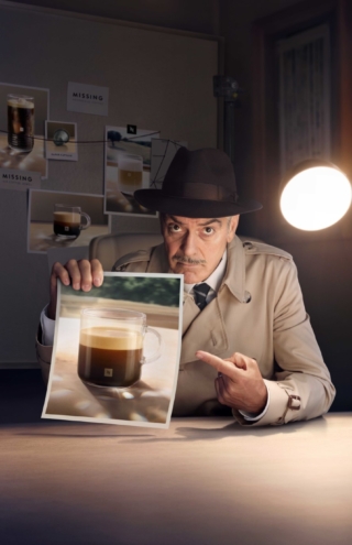 Ο George Clooney γίνεται Detective George  στη νέα τηλεοπτική διαφήμιση της Nespresso