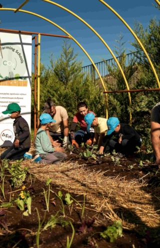 ΔΕΗ και Open Farm προωθούν τη βιώσιμη γεωργία στους μαθητές μέσω του “Carbon Farming Schools”