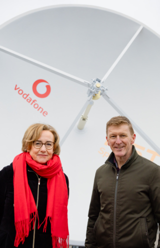 Η Vodafone πραγματοποιεί την πρώτη διαστημική βιντεοκλήση στον κόσμο