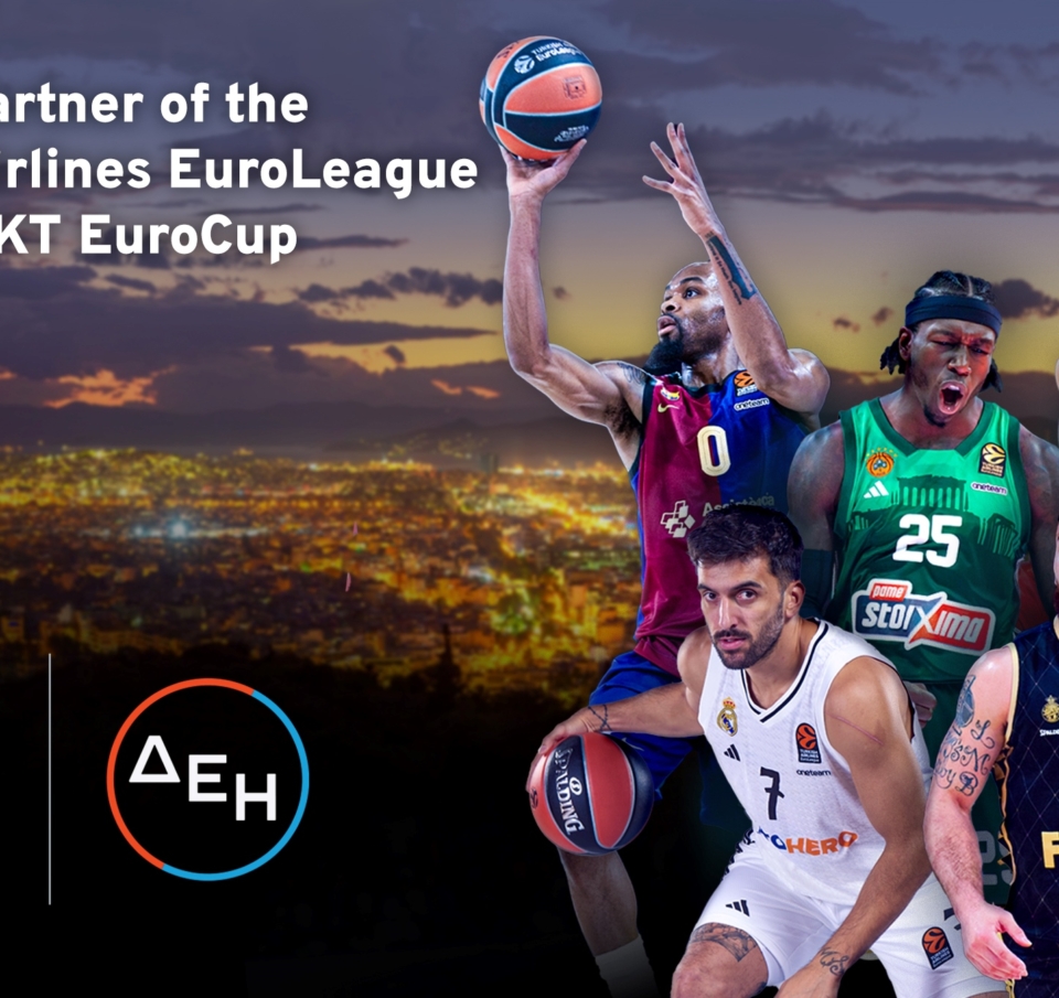 ΔΕΗ και Euroleague Basketball ανακοινώνουν πολυετή συνεργασία